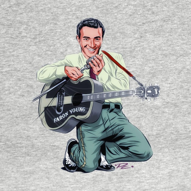 Faron Young - An illustration by Paul Cemmick by PLAYDIGITAL2020